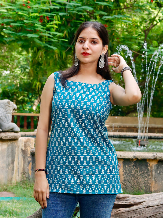 Crisscross Tie Trendy Kurti